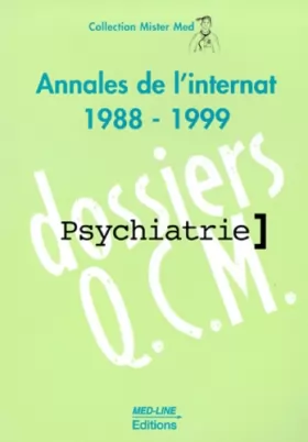 Couverture du produit · PSYCHIATRIE.: Annales de l'internat 1988-1999