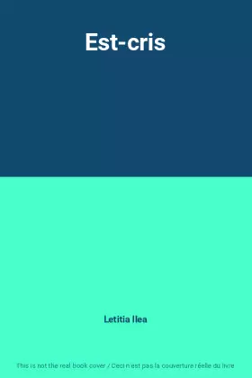 Couverture du produit · Est-cris
