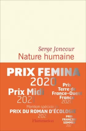 Couverture du produit · Nature humaine - Prix Femina 2020