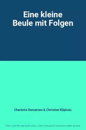 Couverture du produit · Eine kleine Beule mit Folgen