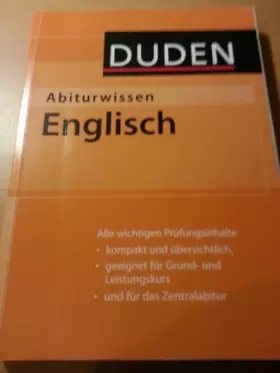 Couverture du produit · Abiturwissen Englisch