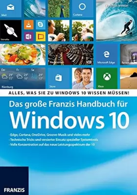 Couverture du produit · Das große Franzis Handbuch für Windows 10: Alles, was Sie zu Windows 10 wissen müssen!