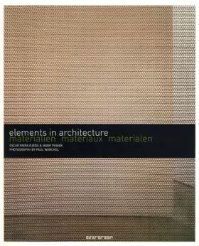 Couverture du produit · Matériaux en architecture