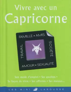 Couverture du produit · Vivre avec un Capricorne
