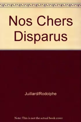 Couverture du produit · Nos Chers Disparus