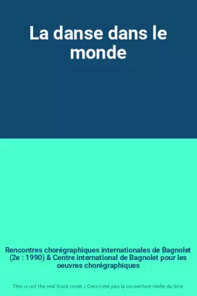 Couverture du produit · La danse dans le monde