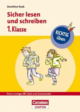 Couverture du produit · RICHTIG üben - Sicher lesen und schreiben 1. Klasse