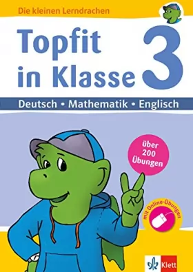 Couverture du produit · Topfit in Klasse 3: Deutsch, Mathematik , Englisch mit Online-Übungen
