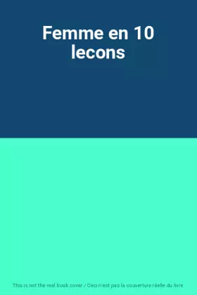 Couverture du produit · Femme en 10 lecons