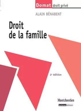 Couverture du produit · Droit de la famille