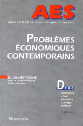 Couverture du produit · Problèmes économiques contemporains, 2e édition