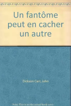 Couverture du produit · UN FANTOME PEUT EN CACHER UN AUTRE
