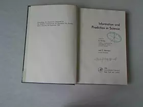 Couverture du produit · Information and Prediction in Science