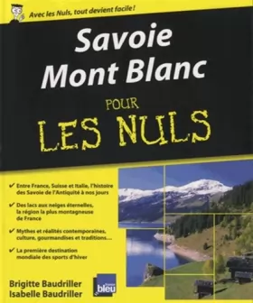 Couverture du produit · Savoie - Mont Blanc pour les Nuls