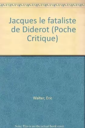 Couverture du produit · Jacques le Fataliste de Diderot