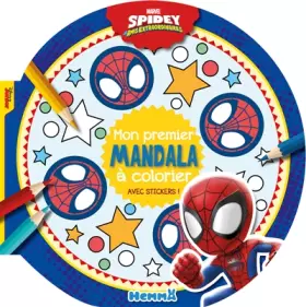 Couverture du produit · Marvel Spidey et ses amis extraordinaires - Mon premier mandala à colorier - Livre de coloriage détente - Dès 3 ans
