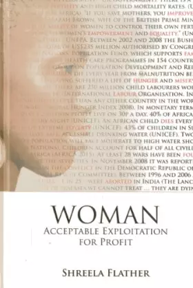 Couverture du produit · Woman: Acceptable Exploitation for Profit