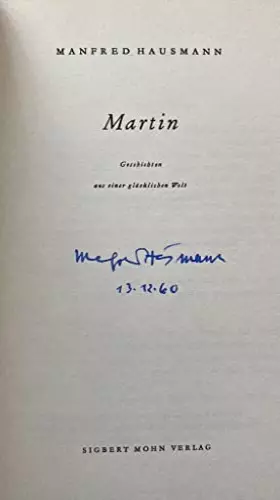 Couverture du produit · Martin. Geschichten aus einer glücklichen Welt - Hausmann, Manfred