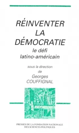 Couverture du produit · REINVENTER LA DEMOCRATIE. Le défi latino-américain