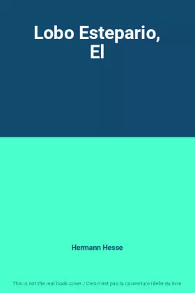 Couverture du produit · Lobo Estepario, El