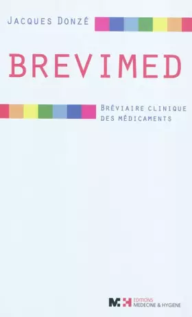 Couverture du produit · Brevimed: Bréviaire clinique des médicaments