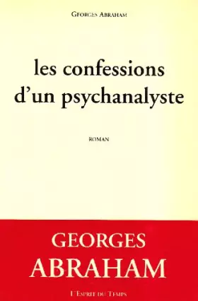 Couverture du produit · Les cCnfessions d'un psychanalyste