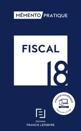 Couverture du produit · MEMENTO FISCAL 2018