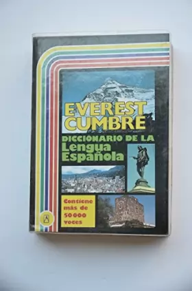 Couverture du produit · Everest Cumbre: Diccionario De LA Lengua Espanola