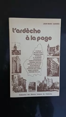 Couverture du produit · L'Ardèche à la page