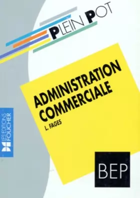 Couverture du produit · Administration commerciale: BEP