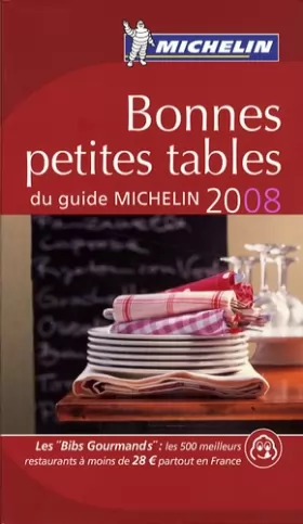 Couverture du produit · Bonnes petites tables du guide Michelin
