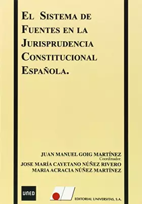 Couverture du produit · El sistema de fuentes en la jurisprudencia constitucional espa¤ola
