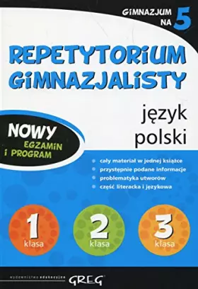 Couverture du produit · Repetytorium gimnazjalisty jezyk polski