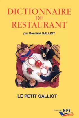Couverture du produit · Dictionnaire de restaurant  Le petit Galliot