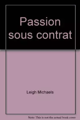 Couverture du produit · Passion sous contrat