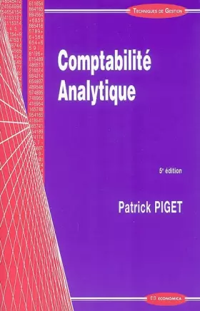 Couverture du produit · Comptabilité Analytique