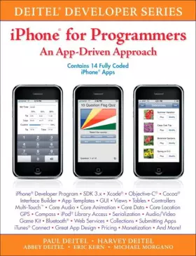 Couverture du produit · iPhone for Programmers: An App-Driven Approach
