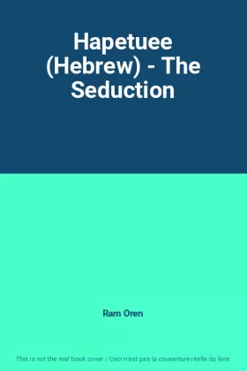Couverture du produit · Hapetuee (Hebrew) - The Seduction