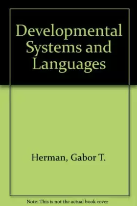 Couverture du produit · Developmental Systems and Languages