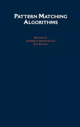 Couverture du produit · Pattern Matching Algorithms