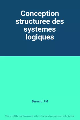 Couverture du produit · Conception structuree des systemes logiques