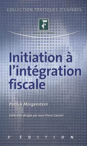 Couverture du produit · Initiation à l'intégration fiscale