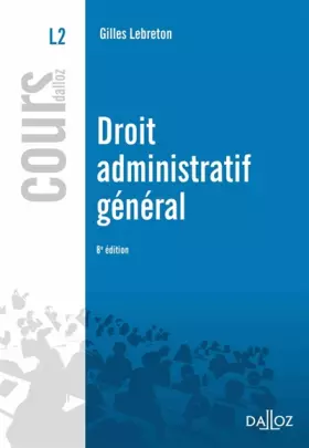 Couverture du produit · Droit administratif général - 8e éd.