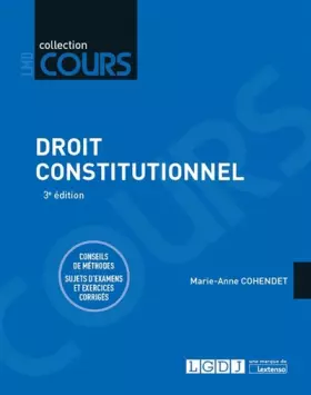 Couverture du produit · DROIT CONSTITUTIONNEL 3EME EDITION