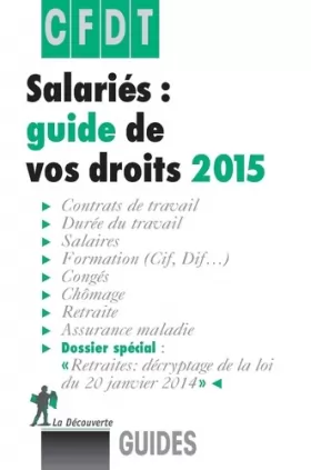 Couverture du produit · Salariés, guide de vos droits 2015