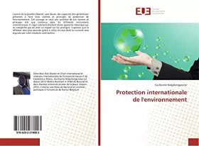 Couverture du produit · Protection internationale de l'environnement