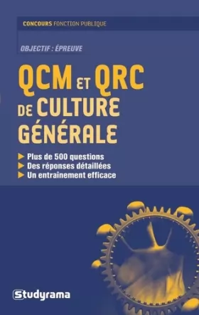 Couverture du produit · QCM et QRC de culture générale