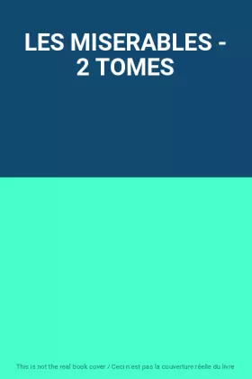 Couverture du produit · LES MISERABLES - 2 TOMES