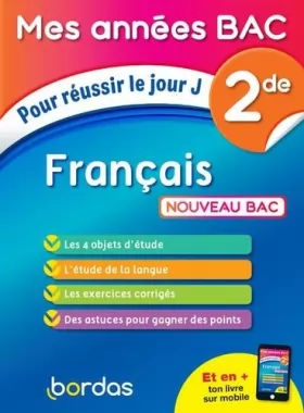 Couverture du produit · Mes années BAC - Français 2de