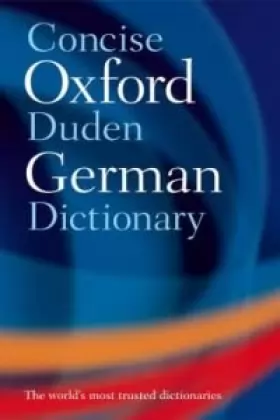 Couverture du produit · Concise Oxford-Duden German Dictionary